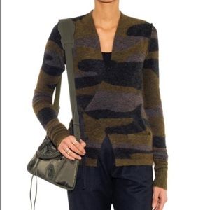 Isabel Marant Varyia Camo Wrap Cardigan